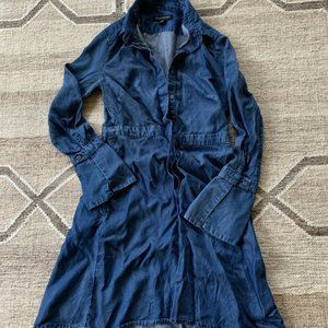 Banana Republic Chambray Shirt Dress, Petite